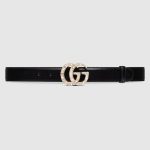GG Marmont belt with crystal buckle